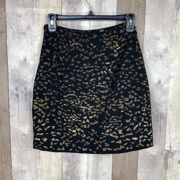 Elie Tahari Women's Sequin Mini Skirt - Picture 5 of 9